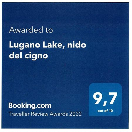 Lugano Lake, nido del cigno Oria  Esterno foto